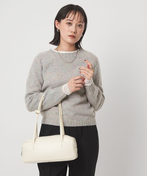 Harley of Scotland（ハーレーオブスコットランド）の「【別注】＜Harley of Scotland＞ニット プルオーバー（ニット/セーター・レディース・ピンク/ブラウン系/グレー系・FREE）」の2枚目の写真