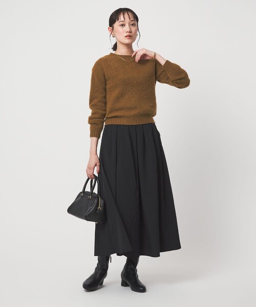 Harley of Scotland（ハーレーオブスコットランド）の「【別注】＜Harley of Scotland＞ニット プルオーバー（ニット/セーター・レディース・ピンク/ブラウン系/グレー系・FREE）」の6枚目の写真