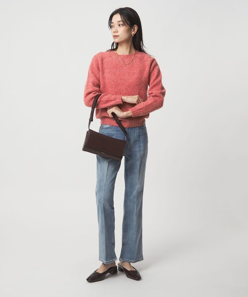 Harley of Scotland（ハーレーオブスコットランド）の「【別注】＜Harley of Scotland＞ニット プルオーバー（ニット/セーター・レディース・ピンク/ブラウン系/グレー系・FREE）」の10枚目の写真