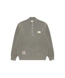 AAPE HALF ZIP KNIT