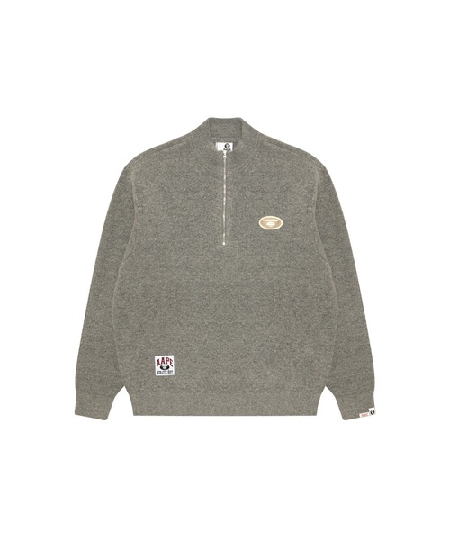AAPE BY A BATHING APE（エーエイプバイアベイシングエイプ）の「AAPE HALF ZIP KNIT（ニット/セーター・メンズ・ベージュ系その他5/ピンク・LARGE/MEDIUM/SMALL）」の2枚目の写真