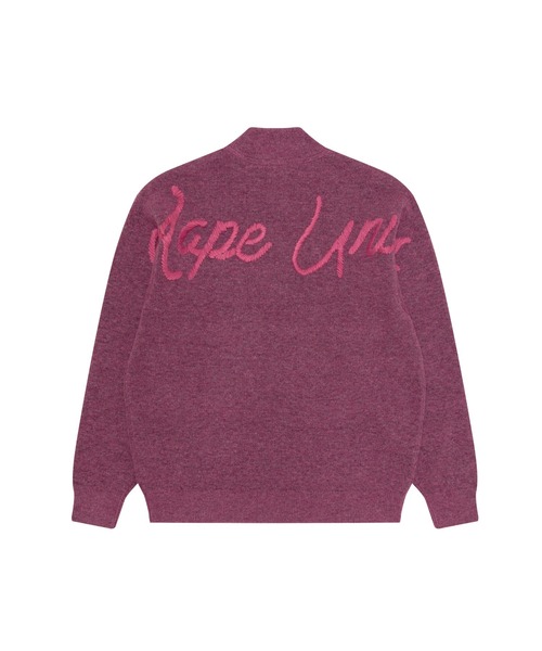AAPE BY A BATHING APE（エーエイプバイアベイシングエイプ）の「AAPE HALF ZIP KNIT（ニット/セーター・メンズ・ベージュ系その他5/ピンク・LARGE/MEDIUM/SMALL）」の6枚目の写真