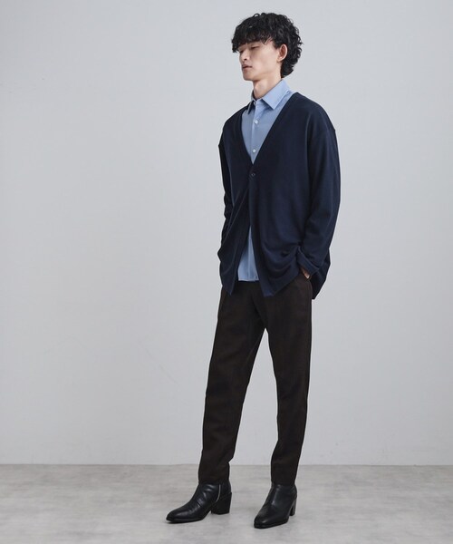 tk.TAKEO KIKUCHI（ティーケータケオキクチ）の「ウォームトッパーカーディガン（カーディガン/ボレロ・メンズ・ライトグレー/ネイビー/ブラック・02/03/04）」の13枚目の写真