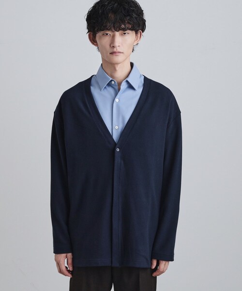 tk.TAKEO KIKUCHI（ティーケータケオキクチ）の「ウォームトッパーカーディガン（カーディガン/ボレロ・メンズ・ライトグレー/ネイビー/ブラック・02/03/04）」の16枚目の写真