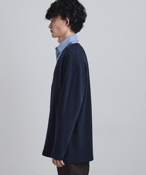 tk.TAKEO KIKUCHI（ティーケータケオキクチ）の「ウォームトッパーカーディガン（カーディガン/ボレロ・メンズ・ライトグレー/ネイビー/ブラック・02/03/04）」の17枚目の写真