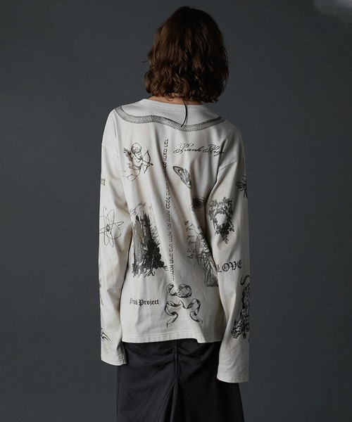 Pre-Order】TATOOプリントロングスリーブTEE / Tatoo Printed Long