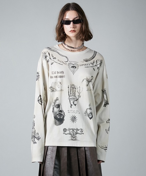 Pre-Order】TATOOプリントロングスリーブTEE / Tatoo Printed Long