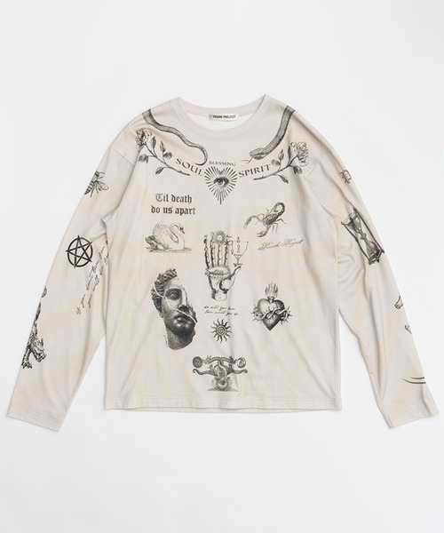 Pre-Order】TATOOプリントロングスリーブTEE / Tatoo Printed Long