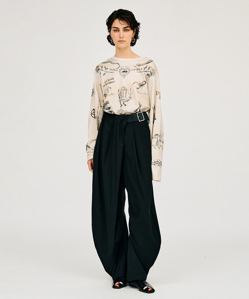 PRANK PROJECT（プランクプロジェクト）の「【Pre-Order】TATOOプリントロングスリーブTEE / Tatoo Printed Long Sleeve TEE（Tシャツ/カットソー・レディース・アイボリー・FREE）」の5枚目の写真