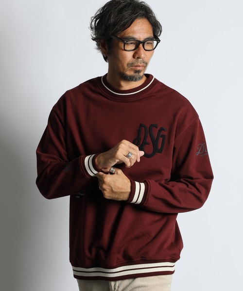 COLLEGE CREW NECK SWEAT：カレッジ クルーネック スウェット