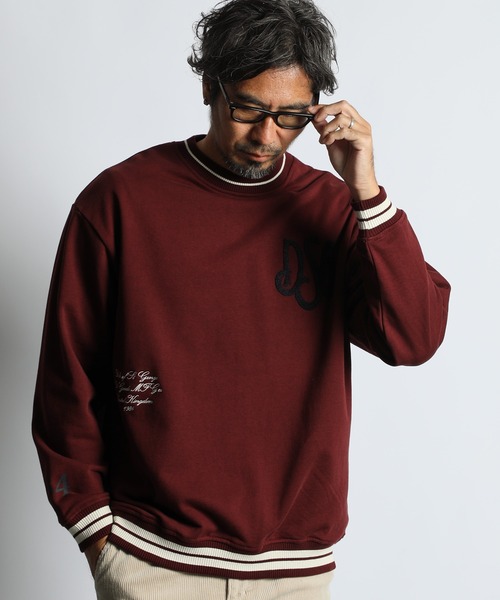 COLLEGE CREW NECK SWEAT：カレッジ クルーネック スウェット