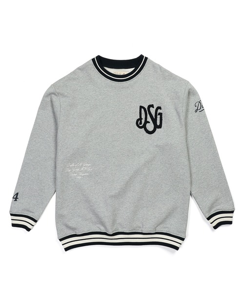 The DUFFER of ST.GEORGE（ザダファーオブセントジョージ）の「COLLEGE CREW NECK SWEAT：カレッジ クルーネック スウェット（スウェット・メンズ・ボルドー/グレー・MEDIUM/X-LARGE/LARGE）」の9枚目の写真