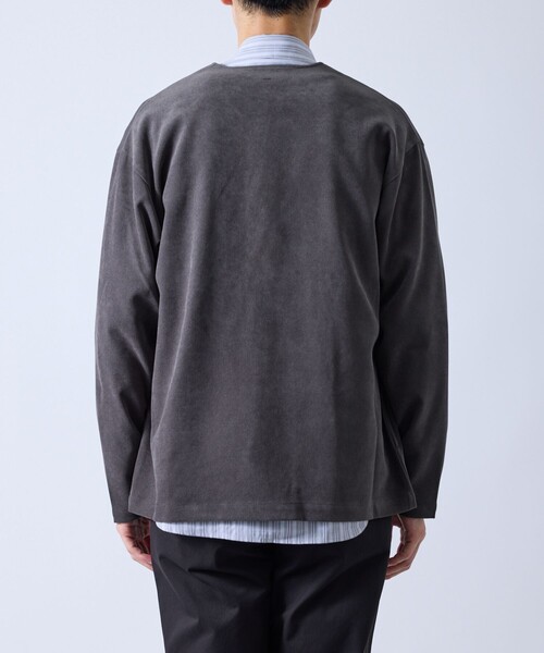 le cercle ADAM ET ROPE'（ルセルクルアダムエロペ）の「フェードツイルカーディガン（カーディガン/ボレロ・メンズ・ブラウン/グレー・M/LL/L）」の5枚目の写真