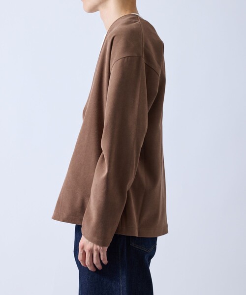 le cercle ADAM ET ROPE'（ルセルクルアダムエロペ）の「フェードツイルカーディガン（カーディガン/ボレロ・メンズ・ブラウン/グレー・M/LL/L）」の9枚目の写真