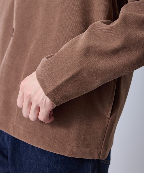 le cercle ADAM ET ROPE'（ルセルクルアダムエロペ）の「フェードツイルカーディガン（カーディガン/ボレロ・メンズ・ブラウン/グレー・M/LL/L）」の14枚目の写真