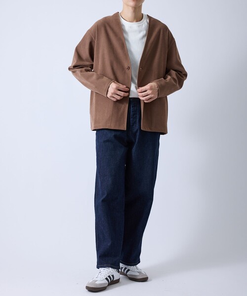 le cercle ADAM ET ROPE'（ルセルクルアダムエロペ）の「フェードツイルカーディガン（カーディガン/ボレロ・メンズ・ブラウン/グレー・M/LL/L）」の16枚目の写真