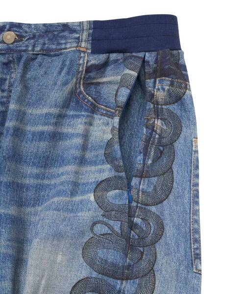 HYSTERIC GLAMOUR（ヒステリックグラマー）の「SNAKE LOOP スウェットパンツ（スウェットパンツ・メンズ・ダークインディゴブルー・SMALL/MEDIUM/LARGE）」の5枚目の写真