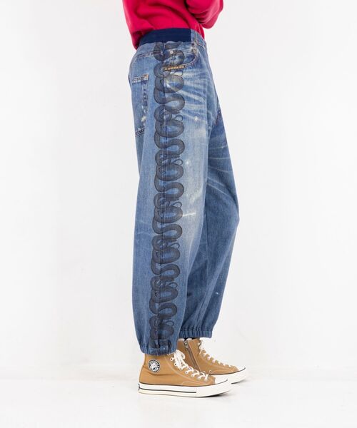 HYSTERIC GLAMOUR（ヒステリックグラマー）の「SNAKE LOOP スウェットパンツ（スウェットパンツ・メンズ・ダークインディゴブルー・SMALL/MEDIUM/LARGE）」の7枚目の写真