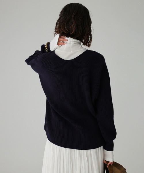 BABYLONE（バビロン）の「シアーフライスタートルネックプルオーバー（Tシャツ/カットソー・レディース・ホワイト/ブラック・フリー）」の14枚目の写真