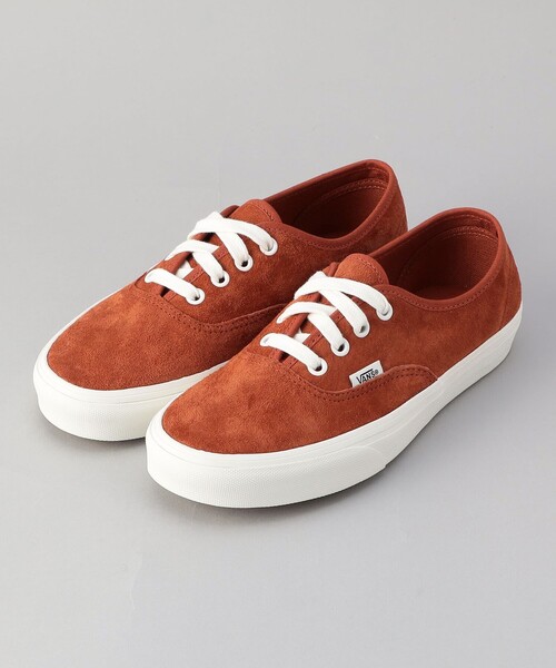 VANS(バンズ)の「<WOMENS>【VANS(ヴァンズ)】Authentic Pig Suede オーセンティック ピッグスエード(WEB限定サイズあり)(スニーカー・レディース・オレンジ・23.5cm/24cm/23cm/24.5cm/25cm)」の2枚目の写真