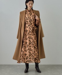 ROPE' | フラワープリントタックワンピース/イージーケア(ワンピース)