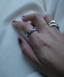 Rechic（リシック）の「【hidekaさんコラボ】カラーストーン ウェーブデザインリング（リング）」