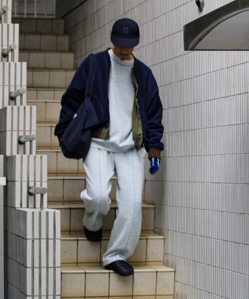 GLOSTER（グロスター）の「【BOY BACK FANCYシリーズ】スウェットパンツ（スウェットパンツ・メンズ・ブラック/ライトグレー/キナリ・S/M/L）」の5枚目の写真