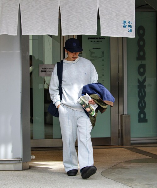 GLOSTER（グロスター）の「【BOY BACK FANCYシリーズ】スウェットパンツ（スウェットパンツ・メンズ・ブラック/ライトグレー/キナリ・S/M/L）」の17枚目の写真