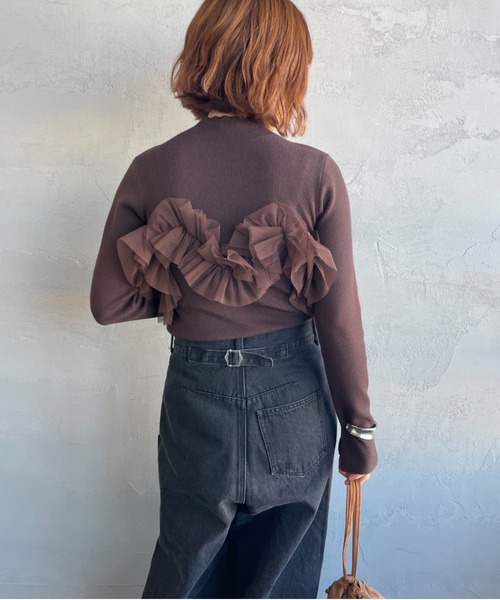 nenom/ネノム] マルチWAY ビスチェ風チュールフリルドッキング ボトル