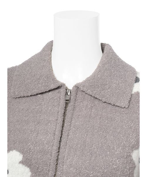 emmi（エミ）の「ブルゾンライクカーディガン（カーディガン/ボレロ・レディース・グレー/ブラウン/モカ・F）」の12枚目の写真