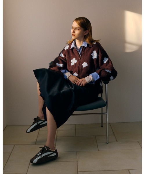 ブルゾンライクカーディガン（カーディガン/ボレロ）｜emmi（エミ）の