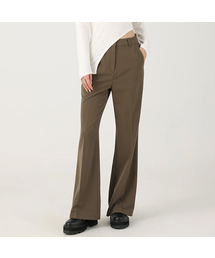 Line Bootscut Slacks KHAKI