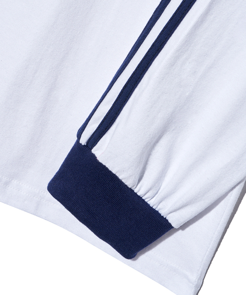 ESCAPEFROM(エスケープフロム)の「パッチビンテージロゴプリントトラックロングスリーブホワイト(Tシャツ/カットソー・レディース・その他・LARGE/MEDIUM)」の6枚目の写真