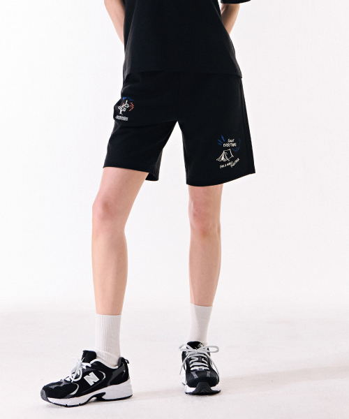 CHASECULT(チェイスカルト)の「共用キッチグラフィック5部パンツ-DCRU2513E03(その他パンツ・メンズ・ブラック・67/70/76/82/86)」の3枚目の写真