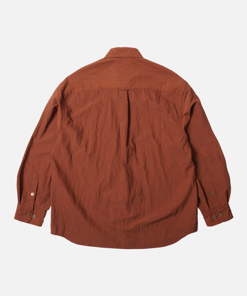 FRIZMWORKS(フリズムワークス)の「NYLON RAYON RELAXED SHIRT _ BRICK(シャツ/ブラウス・メンズ・その他・SMALL/MEDIUM/LARGE)」の2枚目の写真