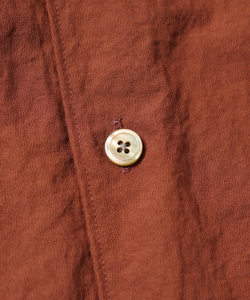 FRIZMWORKS(フリズムワークス)の「NYLON RAYON RELAXED SHIRT _ BRICK(シャツ/ブラウス・メンズ・その他・SMALL/MEDIUM/LARGE)」の4枚目の写真