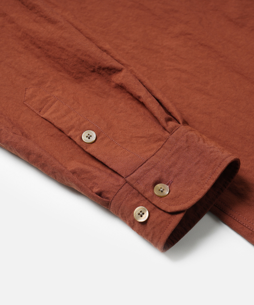 FRIZMWORKS(フリズムワークス)の「NYLON RAYON RELAXED SHIRT _ BRICK(シャツ/ブラウス・メンズ・その他・SMALL/MEDIUM/LARGE)」の6枚目の写真