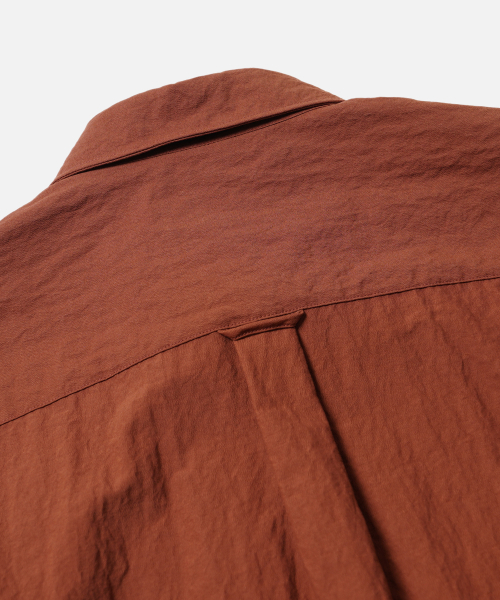 FRIZMWORKS(フリズムワークス)の「NYLON RAYON RELAXED SHIRT _ BRICK(シャツ/ブラウス・メンズ・その他・SMALL/MEDIUM/LARGE)」の7枚目の写真