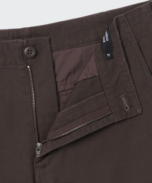 MUSINSA STANDARD（ムシンサスタンダード）の「ホワイトサテンオフィサーショーツ[ブラウン]（その他パンツ・メンズ・その他・26/33/34/36/38/40/42/27/28/29/30/31/32）」の3枚目の写真