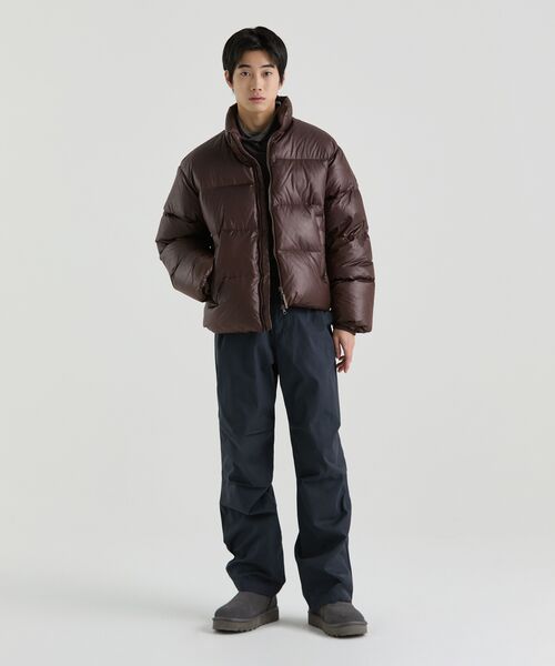 MUSINSA STANDARD（ムシンサスタンダード）の「グロシードリップストップダウンプファーショートパディングジャケット[バロックブラウン]（ダウンジャケット/コート・メンズ・その他・MEDIUM/LARGE）」の9枚目の写真