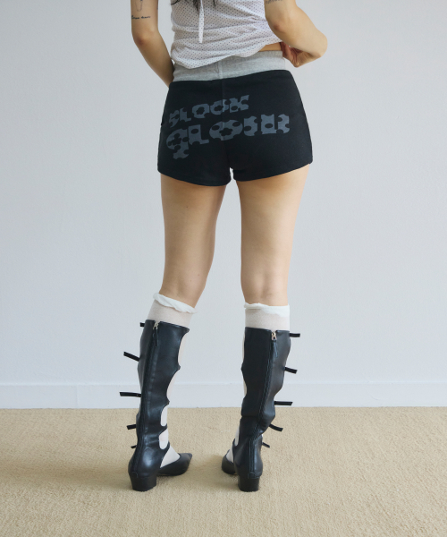 SLEEKGLOW（スリック グロウ）の「ロゴドットショートパンツ[ブラック]（その他パンツ・レディース・その他・SMALL/MEDIUM）」の5枚目の写真