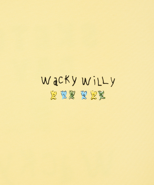 Wacky WiLLy（ワッキーウィリー）の「キキタイポグラフィ半袖Tシャツイエロー（Tシャツ/カットソー・レディース・その他・SMALL/MEDIUM/X-LARGE/LARGE）」の5枚目の写真