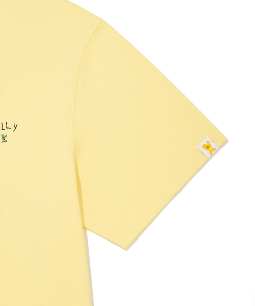 Wacky WiLLy（ワッキーウィリー）の「キキタイポグラフィ半袖Tシャツイエロー（Tシャツ/カットソー・レディース・その他・SMALL/MEDIUM/X-LARGE/LARGE）」の7枚目の写真