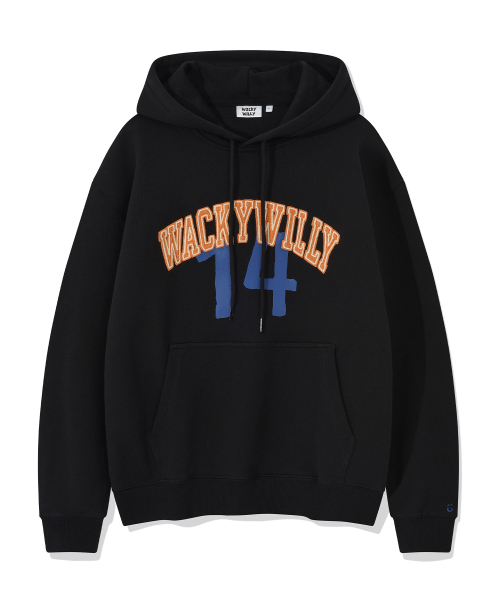 Wacky WiLLy(ワッキーウィリー)の「アーチタイポグラフィーフードブラック(パーカー・レディース・その他・SMALL/MEDIUM/LARGE/X-LARGE)」の3枚目の写真