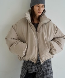 ピーチ中綿スタンドジャケット