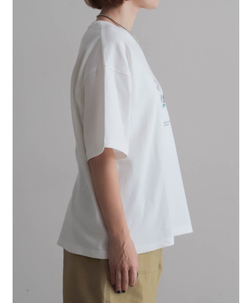 FIL DE FER（フィルデフェール）の「アオアシドリPT　半袖TEE（Tシャツ/カットソー・レディース・ホワイト/イエロー・FREE）」の21枚目の写真