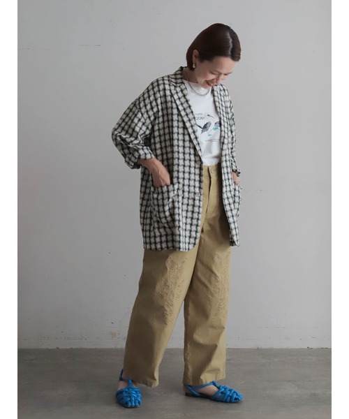 FIL DE FER（フィルデフェール）の「アオアシドリPT　半袖TEE（Tシャツ/カットソー・レディース・ホワイト/イエロー・FREE）」の19枚目の写真