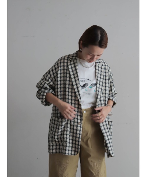 FIL DE FER（フィルデフェール）の「アオアシドリPT　半袖TEE（Tシャツ/カットソー・レディース・ホワイト/イエロー・FREE）」の17枚目の写真