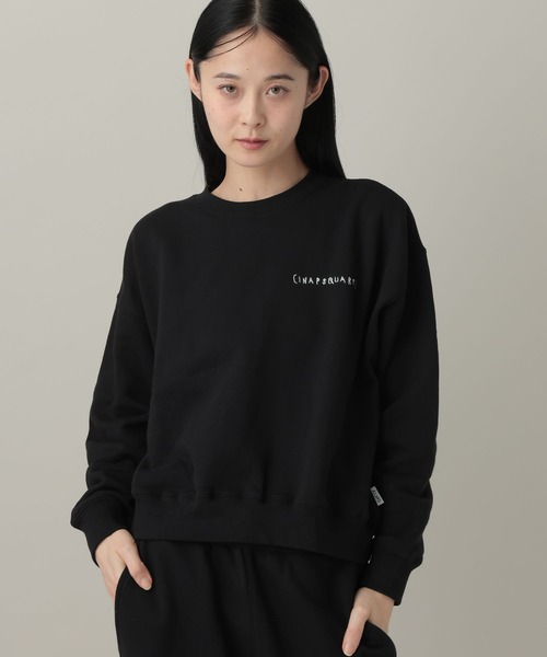 ALAND（エーランド）の「【UNISEX】 ALAND×INAPSQUARE／スウェットプルオーバー（ウラケ）（Tシャツ/カットソー・レディース・グレー/ブラック/ネイビー・LARGE/SMALL）」の20枚目の写真
