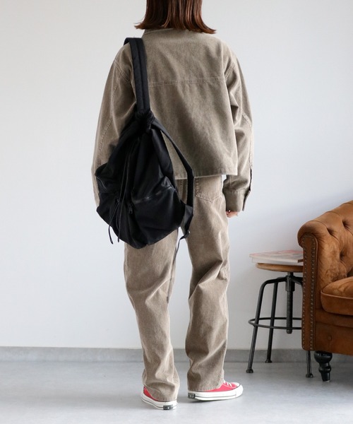 cepo（セポ）の「〈セットアップ対応〉11Ｗサルファーストレート コーデュロイパンツ（チノパンツ・レディース・グレー/チャコール/ベージュ・S/M/L）」の15枚目の写真